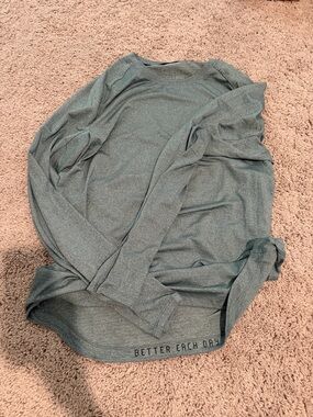lululemon athletica license to train Long Sleeve Shirt - Jasper Green XL